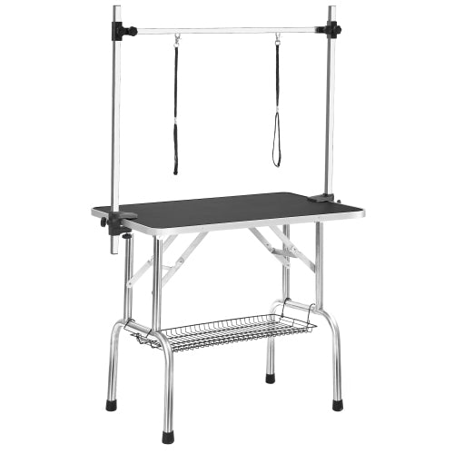 Folding Dog Grooming Table – Heavy Duty Stainless Steel