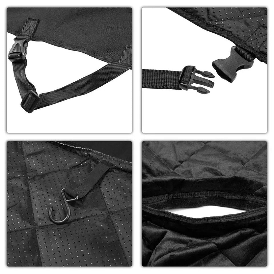 Waterproof Pet Car Seat Cover – Oxford Cloth Back Seat Protector & Picnic Mat