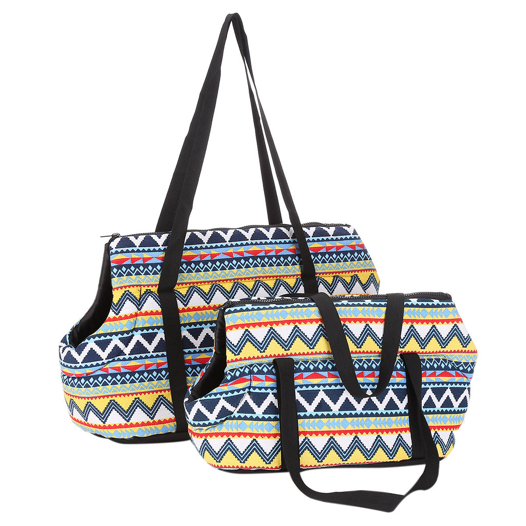 Vintage Pet Carrier Shoulder Bag for Cats & Dogs