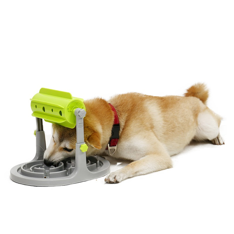 Drum-Style Food Dispenser & Slow Feeder for Cats & Small Dogs