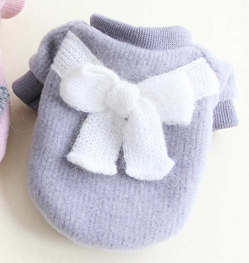 Casual Fleece Dog Sweater for Autumn & Winter