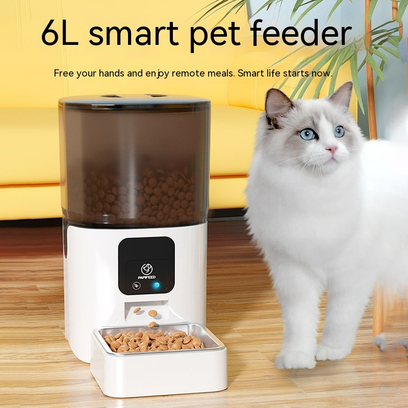 6L Automatic Pet Feeder with App, Video & Camera Options
