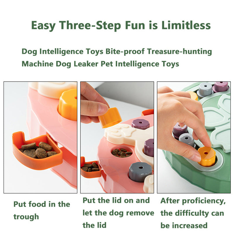 Dog Puzzle Toy & Slow Feed Bowl for Pets