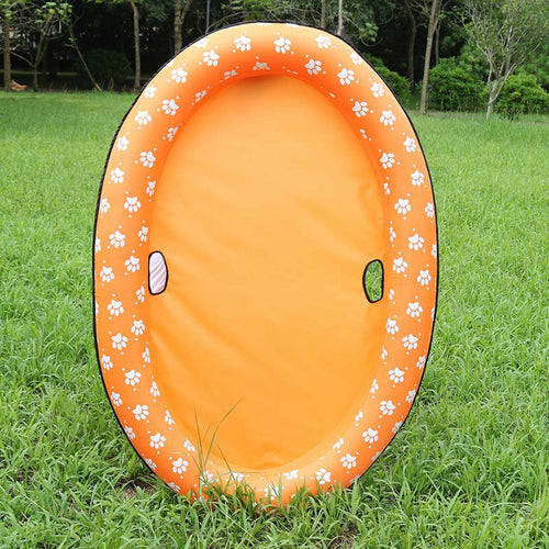 Inflatable Dog Pool Float – Portable Pet Swimming Raft