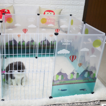 Transparent Pet Fence & Play Enclosure
