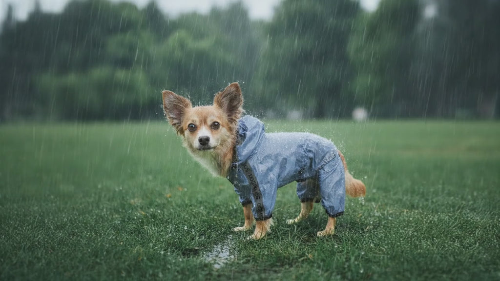 Waterproof Full Body Dog Raincoat – Reflective & Windproof