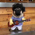 Funny Guitar Costume for Dogs & Cats – Pet Guitarist Outfit