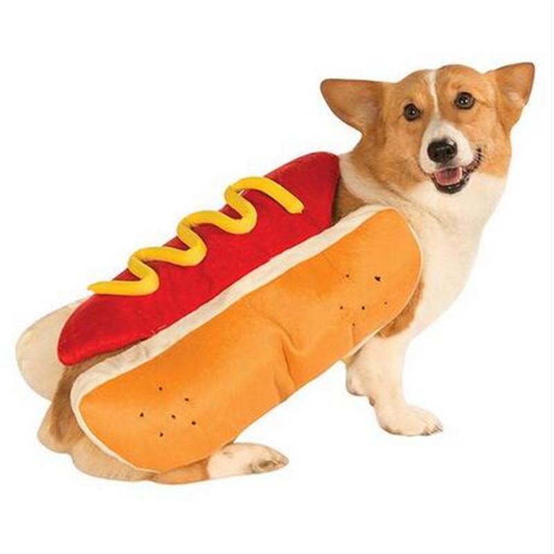 Hot Dog Costume for Dogs – Funny Halloween Pet Outfit